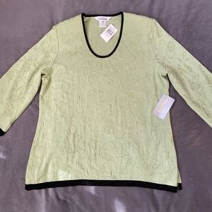 NWT misook  blouse, top xl